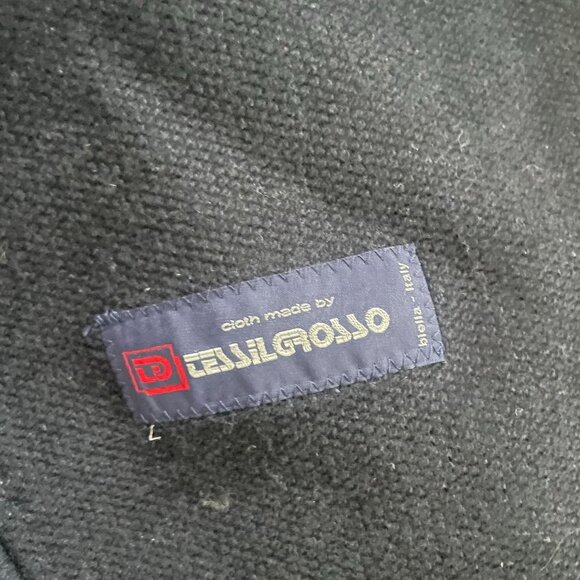 Ibiza Men's Wool Single Breasted Blazer Jacket Long Sleeve Black SZ 42R - Picture 11 of 12